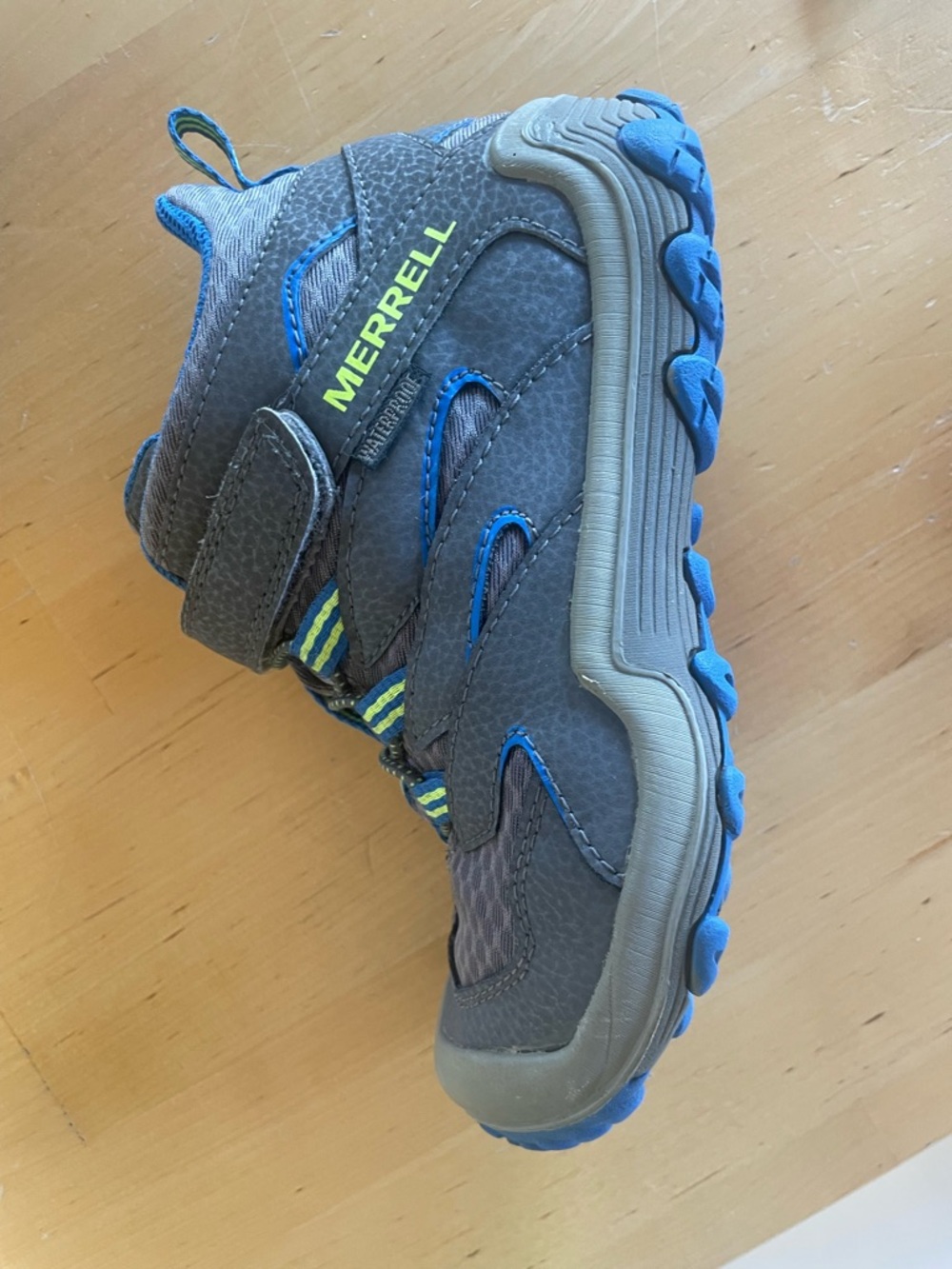 Merrell Chameleon Hiking Boots Trail Shoes Waterproof Kids Size 13.5 - Picture 5 of 11